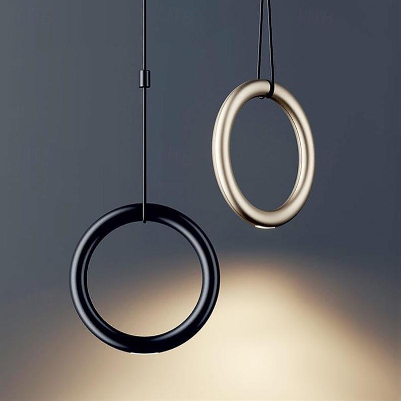 Lampe suspendue en métal à 1 lumière, luminaire décoratif d'intérieur, idéal pour un balcon, un salon, une chambre à coucher ou une salle à manger, pendentif LED de 2025 ? $109.99 –P3