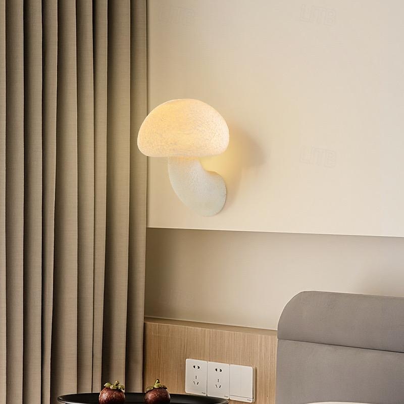 led nástěnné svítidlo houbové minimalistické nástěnné svítidlo svítidlo vnitřní osvětlení pro obývací pokoj ložnice teplá bílá 110-240v 2025 - $132.99 –P6
