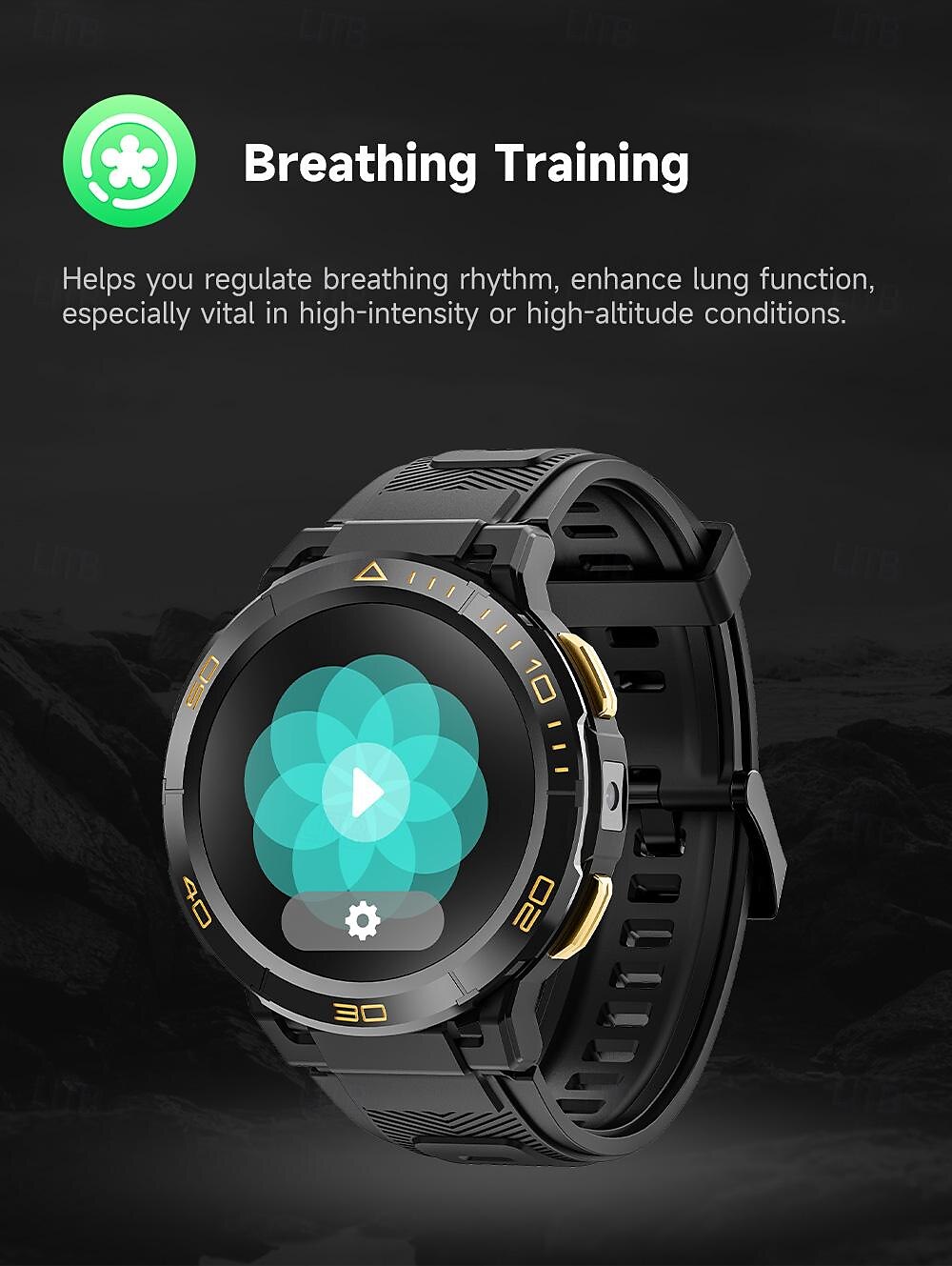 iMosi I6 Smart Watch 1.43 inch 4G LTE Cellular Smartwatch Phone 4G Pedometer Call Reminder Sleep Tracker Compatible with Null Men GPS Hands-Free Calls Waterproof IP 67 46mm Watch Case 2025 - $128.99 –P10