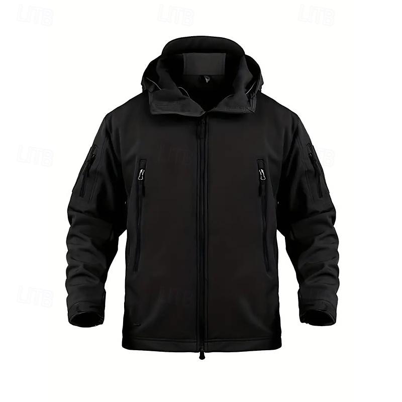 Per uomo Giacca Softshell Giubbino da escursione All'aperto Color Block Antivento Resistente all'acqua Felpa con cappuccio Giacca a vento Campeggio / Escursionismo / Speleologia Viaggi Nero Verde del 2025 a $33.59 –P6