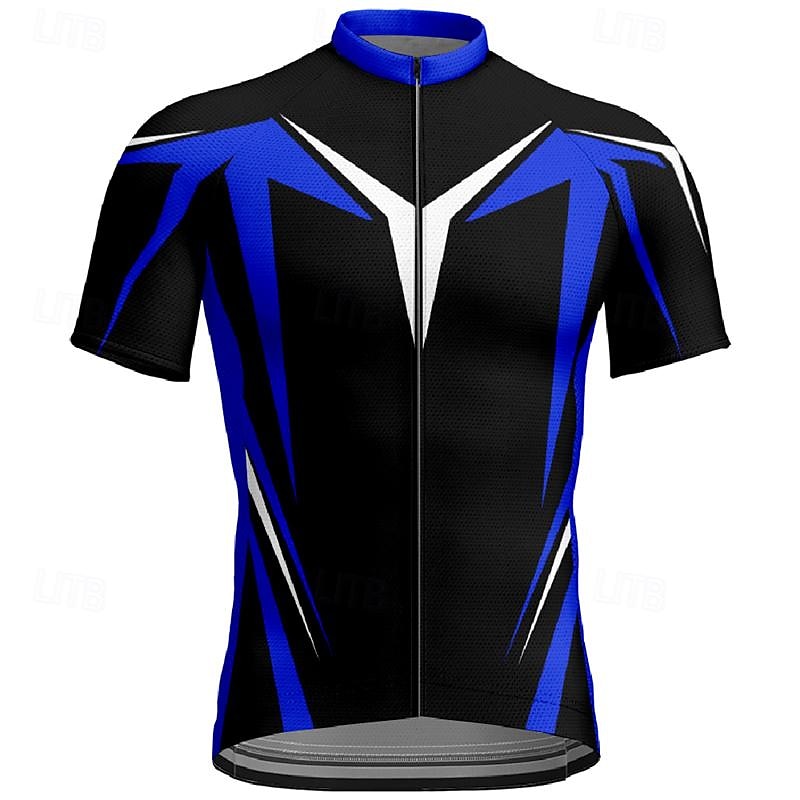 Homme Maillot Velo Cyclisme Manche Courte Cyclisme Tee-shirt Maillot Top avec 3 poches arrière VTT Vélo tout terrain Respirable Séchage rapide Jaune Rouge Bleu Bloc de couleur Des sports Vêtement de 2025 ? $24.79 –P1