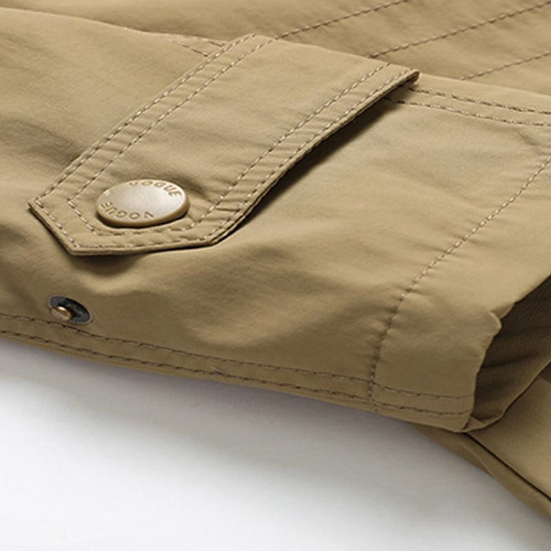 Per uomo Giacca da esterno Giacca cargo Giacca con cappuccio Giacca tattica Esterno Giornaliero Rimovibile Morbido Tasche multiple Primavera & Autunno Liscio Informale Comodo Con cappuccio Standard del 2025 a $67.99 –P11