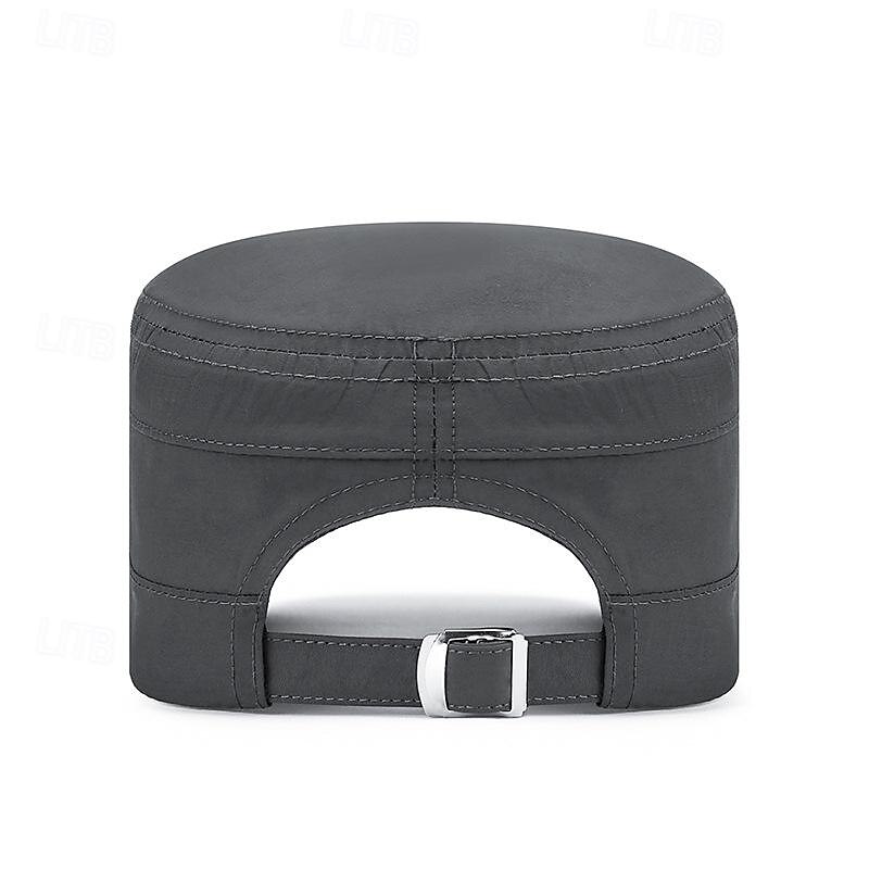 Herren Schiebermütze Sonnenhut Kappe Marineblau Blau Polyester Modisch Brautkleider schlicht Strasse Täglich Glatt Einstellbar Sonnenschutz Atmungsaktiv 2025 - $7.49 –P8