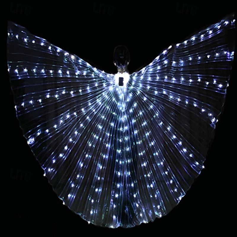 LED Wings Glow Angel Light Up Wings Belly Dance Costumes Wings LED Butterfly Wings for Adults Kids Glowing Light Up Costume Performance Clothing for Carnival 2025 - $39.99 –P2
