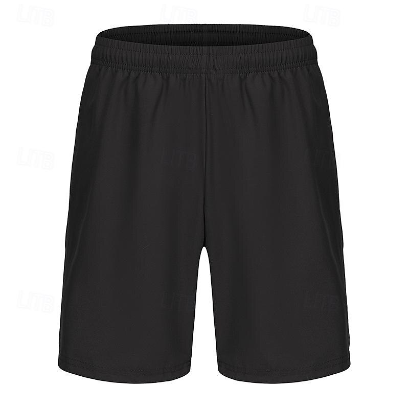 Hombre Pantalones cortos de sudor Pantalón corto Pantalones cortos de verano Bolsillo Cintura elástica Plano Comodidad Corto Deporte Diario Noche Moda Casual Negro Azul Real Microelástico 2025 - $10.99 –P7