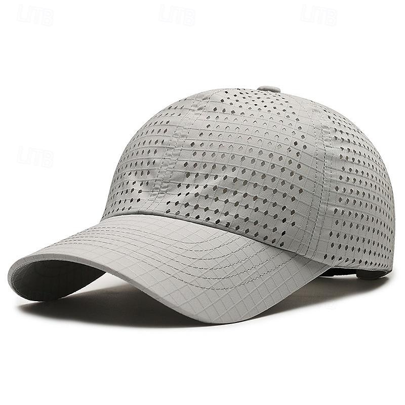 Herr Basebollkeps Solhatt Trucker Hat Svart Vit Polyester Mode Ledigt Gata Dagligen Slät Justerbara Solskyddskräm Andningsfunktion 2025 - $11.99 –P3