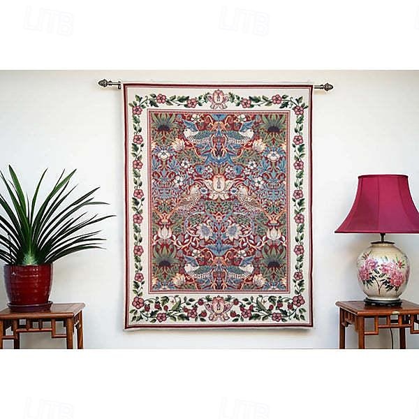 jacquard vevd billedvev gobelin aubusson veggheng jordbærtyv begian veggteppe vevstol bomullsvev stue soverom dekorasjon (uten pinne og dusker) 2025 - $121.99 –P10