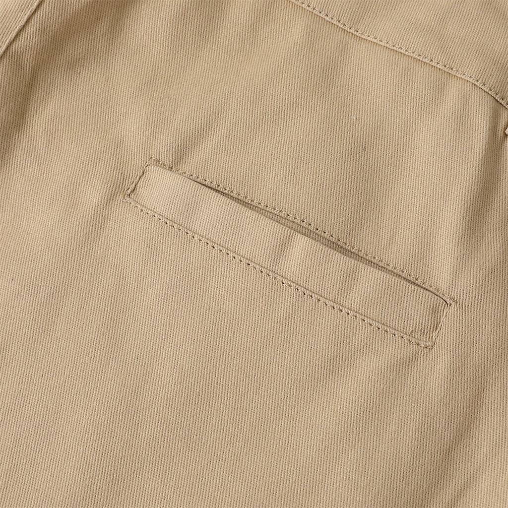 Men's Trousers Chinos Casual Pants Patchwork Front Pocket Solid Color Comfort Full Length Business Daily Holiday Fashion Chic & Modern White Khaki Stretchy 2026 - $29.99 –P6