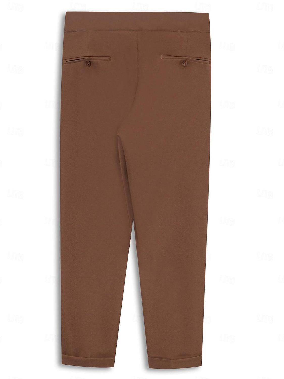 Men's Dress Pants Trousers Slacks Pleated Pants Suit Pants High Rise Plain Comfort Breathable Wedding Outdoor Daily Elegant Vintage Black White 2026 - $29.99 –P2