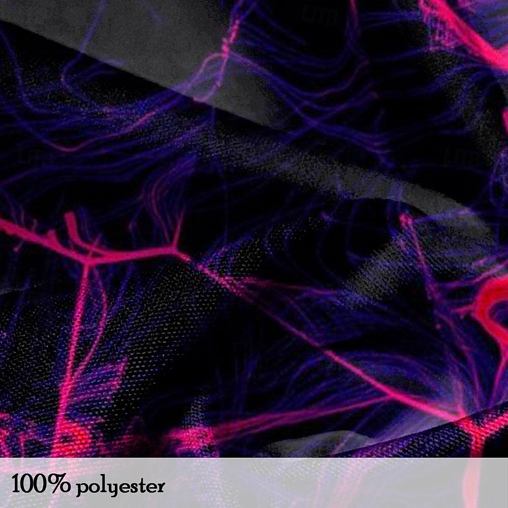 Pánské Geometriské vzory Košile Košile k obleku Košile na knoflíky Dlouhý rukáv Na běžné nošení Denní Podzim Zima Jaro léto Přehnutý Košilový límec Tlačítko nahoru 3D tisk Fuchsiová 2025 - $24.99 –P3