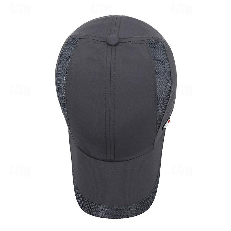 Herr Basebollkeps Solhatt Trucker Hat Svart Marinblå Chinlon Lappverk Mode Ledigt Gata Dagligen Färgblock Justerbara Solskyddskräm Andningsfunktion 2025 - $5.49 –P2