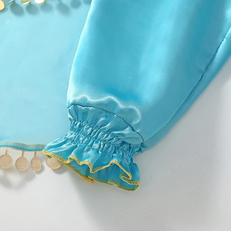 Aladdin Pohádka Princeznovské Jasmín Úbory Téma Party Kostým cosplay Filmové kostýmy for Dívčí Děti Karneval Večírek 2025 - $30.99 –P15