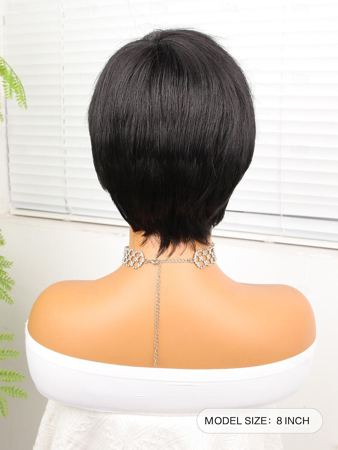 Synthetische pruiken Natuurlijk recht Korte bob Zijdeel Pruik 8 Zwart / Rood Synthetisch haar Dames Gemengde Kleur 2025 - $18.49 –P5