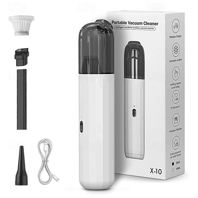 Car Vacuum Portable Handheld Vacuum Cleaner 4-in-1 Compact Vacuum for Car Cleaning Electric Mini Vacuum with 3 Nozzles 2025 - $39.99 –P7