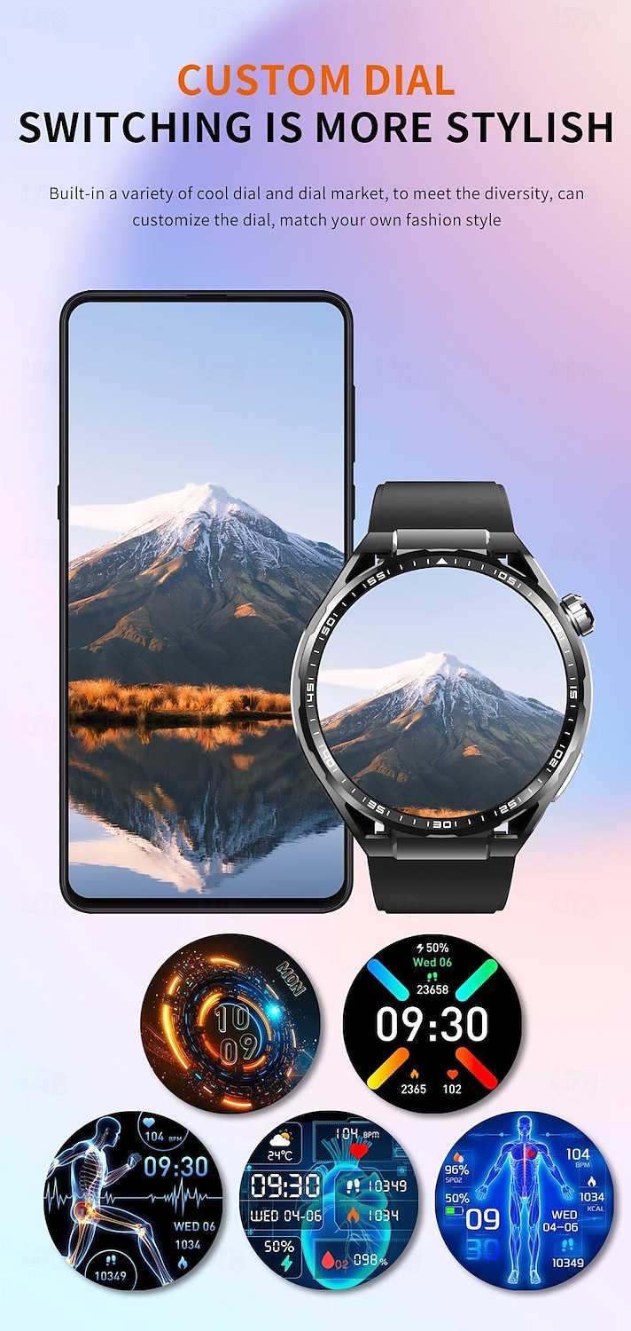 F200 ECG Smart Watch 1.55inch Large Screen Bluetooth Call Health Monitoring SOS Sports Fitness Tracker Men Women Smartwatch 2025 - $59.99 –P18
