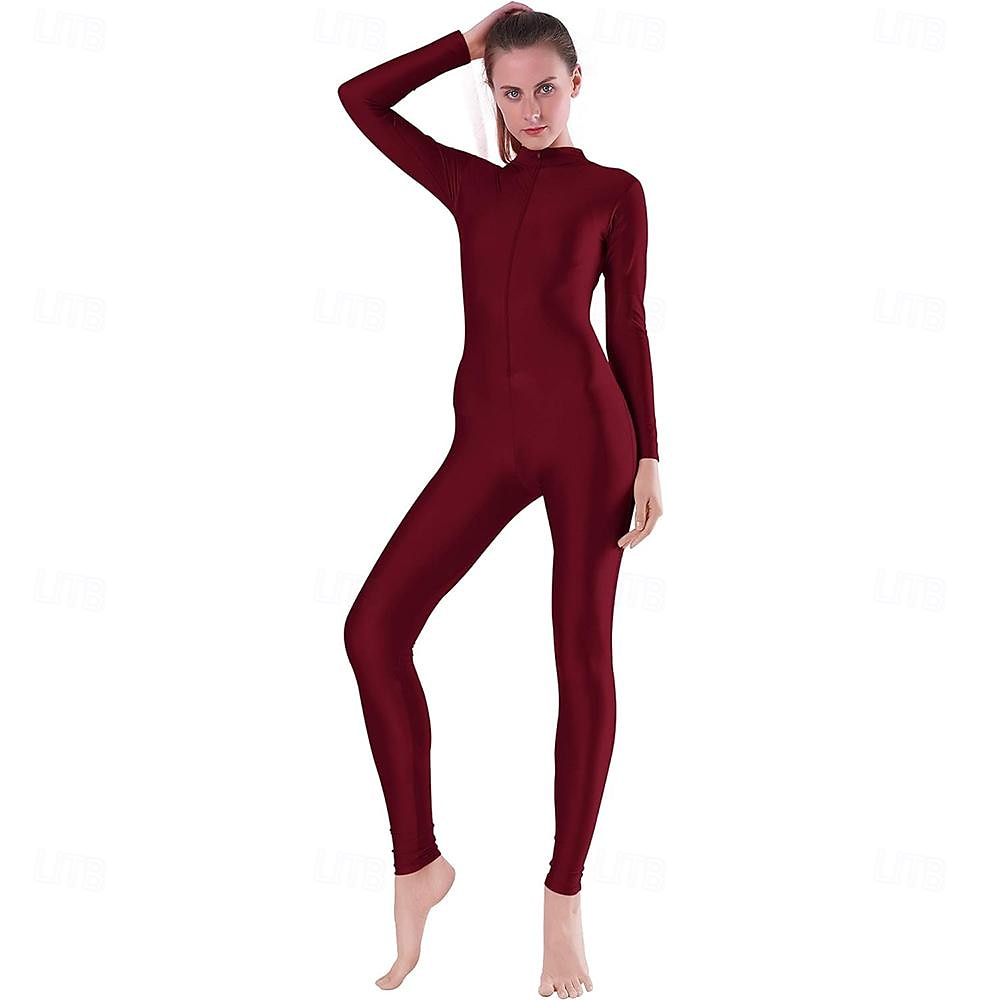 Zentai öltöny Szerepjáték Jelmezek Bőrruházat Nindzsa Farsangi jelmez Overall Királyok napja Női Akrobatatrikó Szexi jelmez Tömör szín Spandex Lycra Ruha mert Mindszentek napja Farsang Álarcos 2025 - $35.99 –P10
