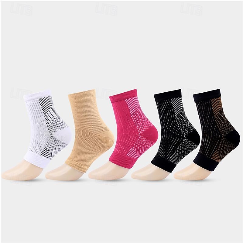 Mangas de compresión de la pierna 1 Par Básico Mujer Calcetines de tubo Transpirable Reductor del Sudor Cómodo Entrenamiento de gimnasio Baloncesto Corriendo Correr Ciclismo Deportes Color sólido 2025 - $8.49 –P8