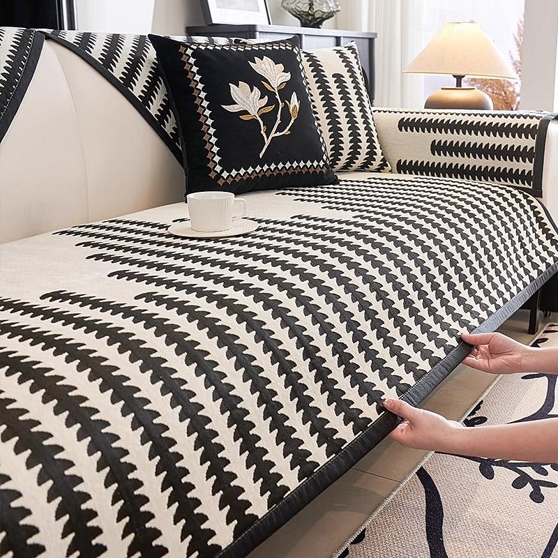 All-Season Chenille Couch Cover - Soft and Durable Fabric for Year-Round Comfort - Elegant Design Enhances Any Living Space - Protects Your Sofa from Spills, Stains, and Scratches - Easy to Fit, Remov 2025 - $24.99 –P1