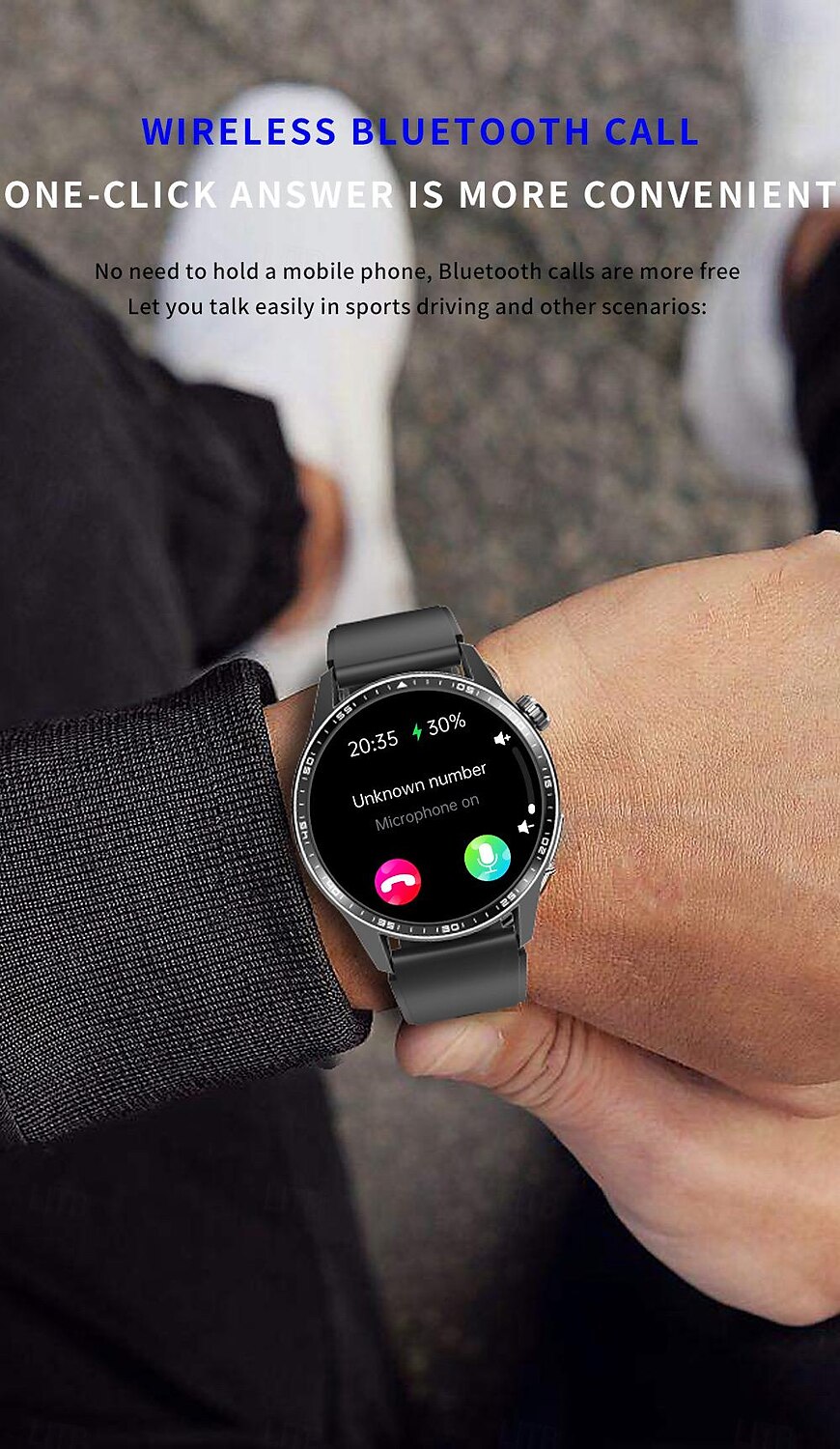 2025年 696 F400 スマートウォッチ 1.55 インチ スマートブレスレット ブルートゥース ECG + PPG 歩数計 着信通知 と互換性があります Android iOS 男性 ハンドフリーコール メッセージ受信通知 IP 67 46mmの時計ケース コレクション – $81.99 –P14