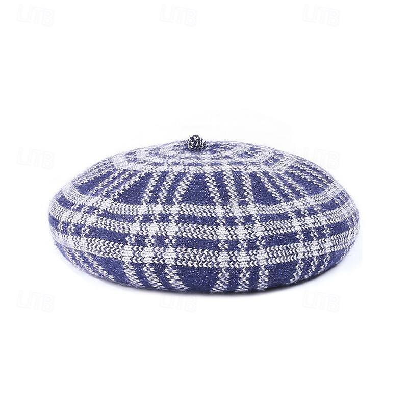 cappelli berretto in fibra cappello floscio cappello da sposa casual classico da donna con copricapo a strisce del 2025 a $27.99 –P12