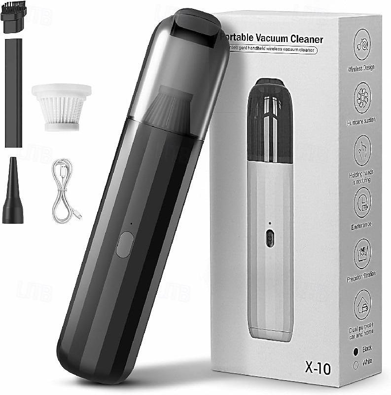 Car Vacuum Portable Handheld Vacuum Cleaner 4-in-1 Compact Vacuum for Car Cleaning Electric Mini Vacuum with 3 Nozzles 2025 - $39.99 –P15