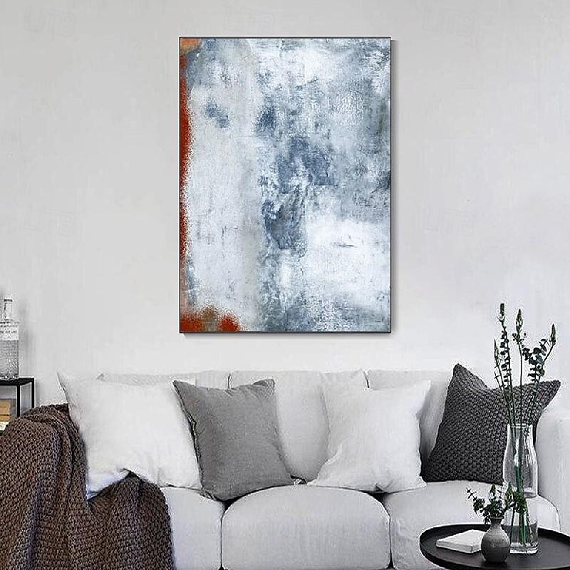 handgefertigtes abstraktes Gemälde, braun-weißes Ölgemälde, handgefertigtes abstraktes Gemälde, Gemälde auf Leinwand, handgemalt, modernes abstraktes Strukturgemälde für Wohnzimmer oder 2025 - $116.99 –P6