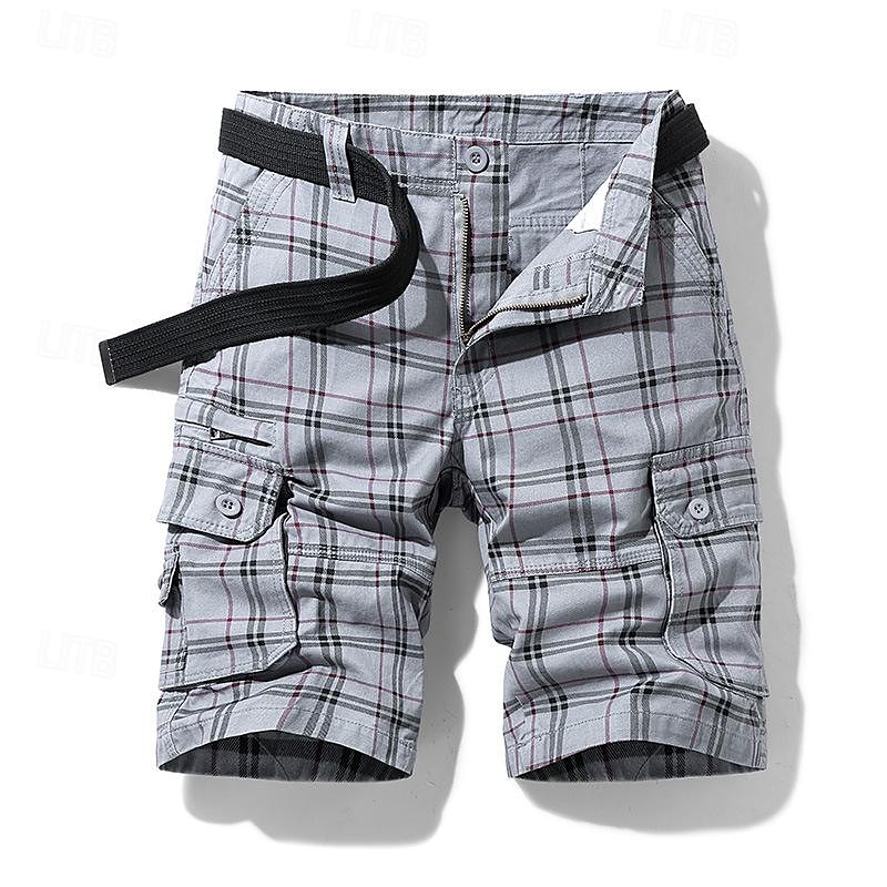 Bărbați Pantaloni Scurți Cargo Pantaloni Scurți Σορτς πεζοπορίας Drept Buzunar Plisat Confort Respirabil Scurt Sport exterior Zilnic Ieșire Stilat Stil Clasic Negru Albastru piscină 2026 - $28.99 –P2