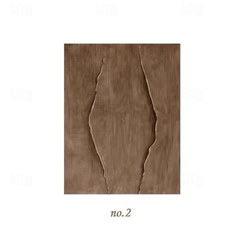 großes handgemachtes abstraktes Ölgemälde auf Leinwand handgemachte minimalistische Wandkunst moderne strukturierte braune Malerei übergroße Leinwand Malerei Kunst Raum Dekor 2025 - $125.99 –P6