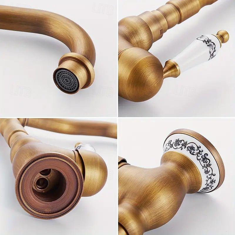 Waschbecken Wasserhahn - Wasserfall Galvanisierung Mittellage Einhand Ein LochBath Taps 2026 - $105.99 –P5