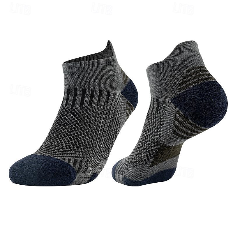 Per uomo 5 coppie Confezioni multiple Calzini Calzini da corsa Calzini casual Nero Bianco Colore Color Block Sportivo Giornaliero Da mare Di base Medio spessore Primavera Autunno Di tendenza Informale del 2025 a $16.49 –P4