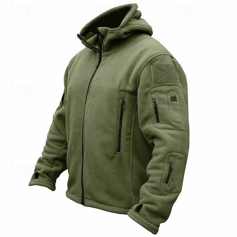 Hombre Chaqueta de lana para senderismo Algodón Invierno Al aire libre Templado Suave Cómodo Chaqueta táctica cálida Chaqueta deportiva de forro polar con capucha Chaqueta de aventura de invierno 2025 - $27.99 –P5