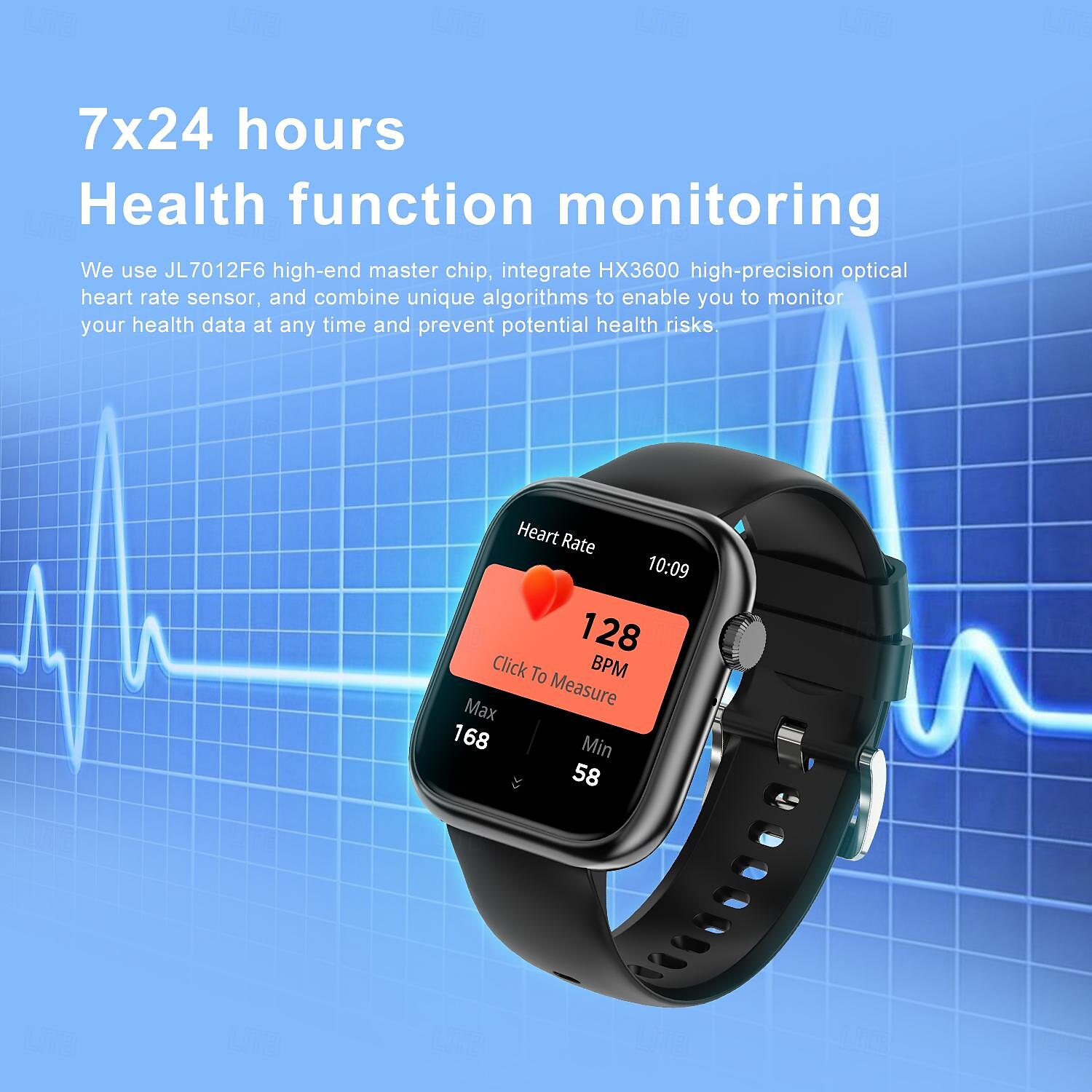 G104 Smart Watch 1.83 inch Smartwatch Fitness Running Watch Bluetooth Pedometer Call Reminder Activity Tracker Compatible with Android iOS Women Men Long Standby Hands-Free Calls Waterproof IP 67 2025 - $31.99 –P11