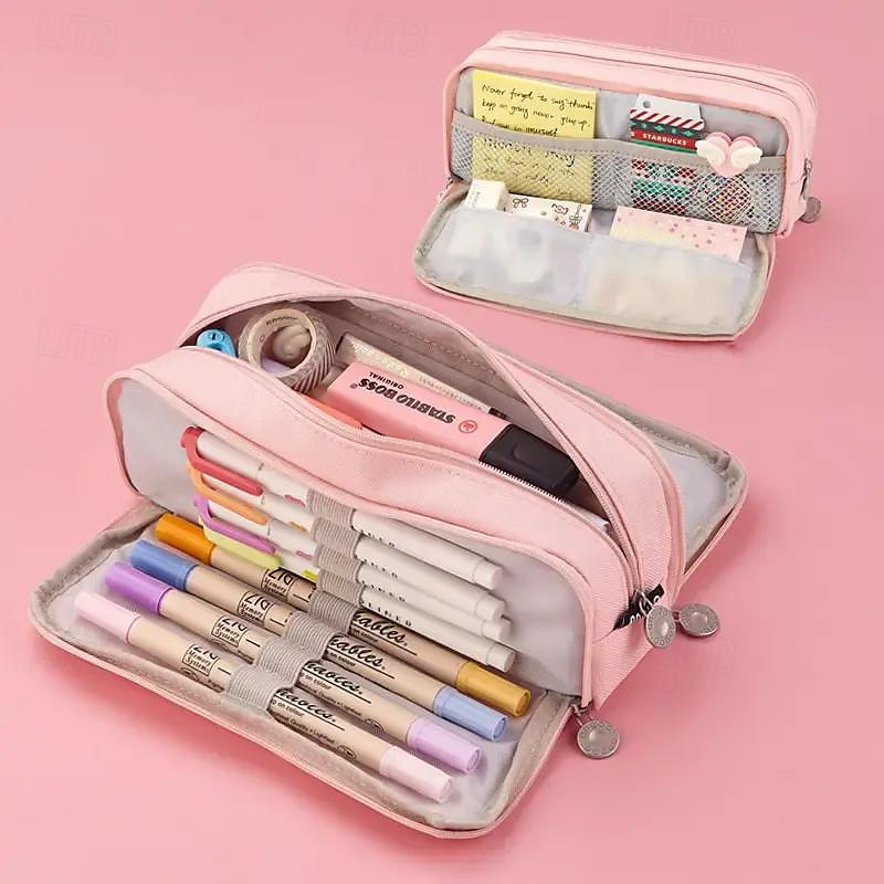 eenvoudige etui met grote capaciteit etui multifunctionele etui voor middelbare scholieren en middelbare scholieren 2025 - $17.99 –P9