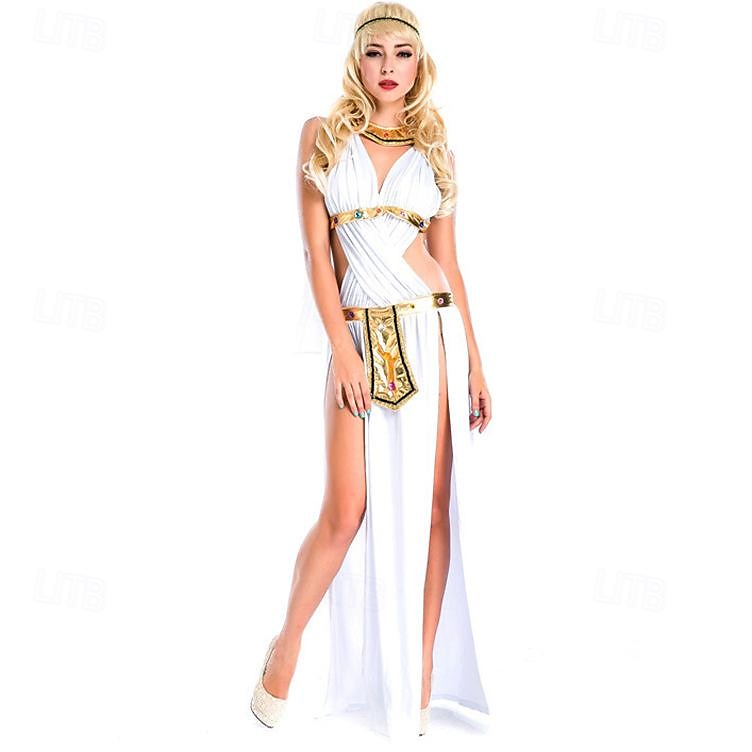 Retro Vintage Ancient Greek Ancient Rome Dress Cosplay Costume Outfits Venus Greek Goddesses Women's Walpurgis Night Halloween Carnival Masquerade Event / Party Bachelorette Party Adults' Dress 2025 - GBP £20 –P9