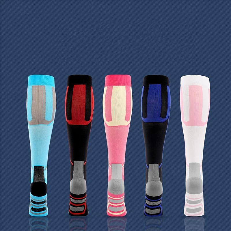 Calcetines de compresión Calcetines Deportivos Calcetines para correr 1 Par Bloque de Color Hombre Calcetines de tubo A prueba de resbalones Transpirable Reductor del Sudor Cómodo Entrenamiento de 2025 - $7.59 –P9