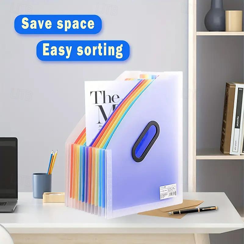 A4 Multi-layer Vertical Organ Package Large Capacity Bll folder File Box Office Storage Papers Folder 2025 - $22.99 –P1
