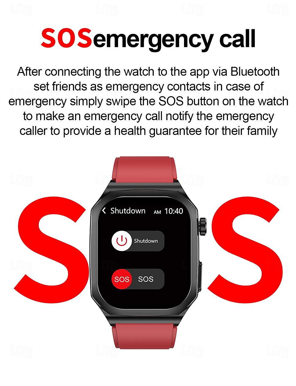 iMosi ET280 Smart Watch 2.04 inch Smartwatch Fitness Running Watch Bluetooth ECG+PPG Temperature Monitoring Pedometer Compatible with Android iOS Women Men Hands-Free Calls Waterproof Media Control 2025 - $74.99 –P14