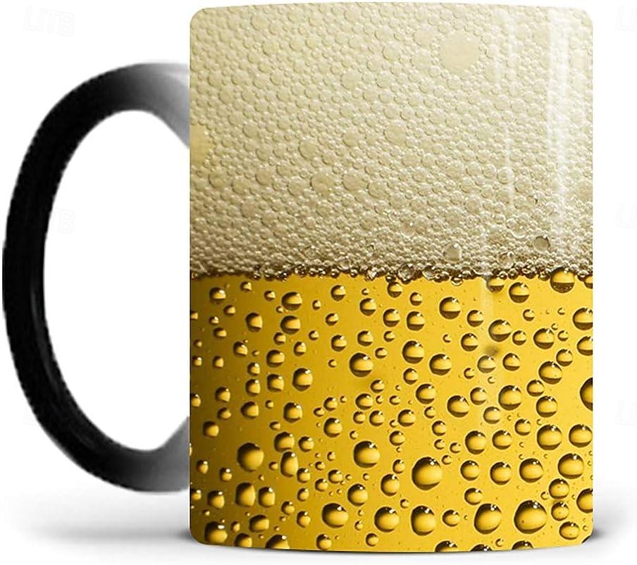 tasse à café magique cadeau oktoberfest - tasse magique à bière tasse de festival ajoutez du liquide chaud et la tasse magique à bière apparaît - tasse en céramique amusante de 12 oz de 2025 ? $14.49 –P6