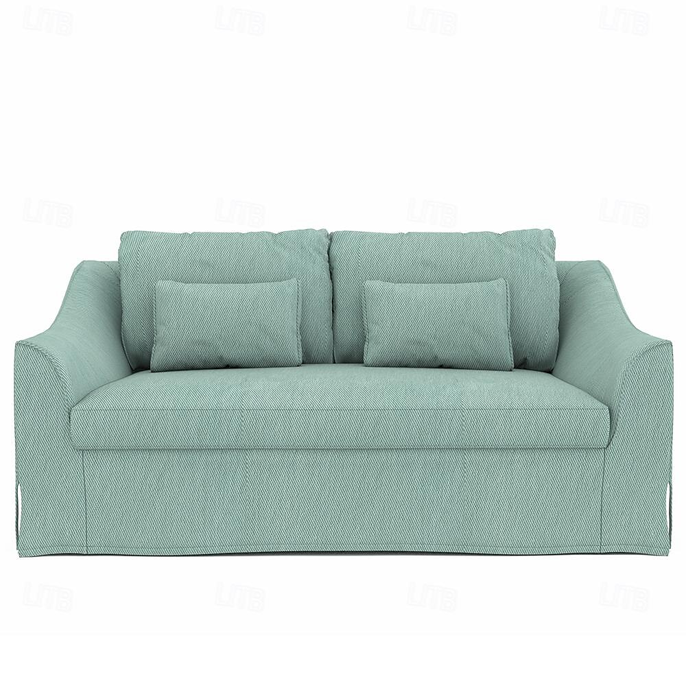 2-Sitzer Sofaüberwurf 100% Baumwolle Einfarbig Gesteppt 2025 - $305.59 –P17