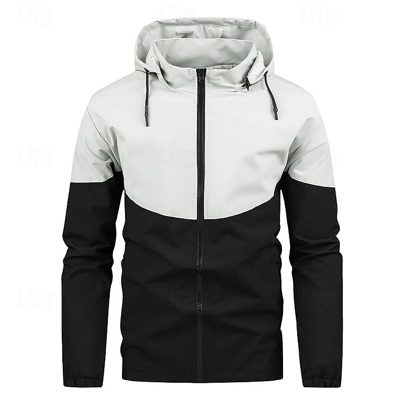 Per uomo Giacca Softshell Giubbino da escursione All'aperto Color Block Antivento Resistente all'acqua Felpa con cappuccio Giacca a vento Campeggio / Escursionismo / Speleologia Viaggi Nero Blu Verde del 2025 a $41.99 –P5