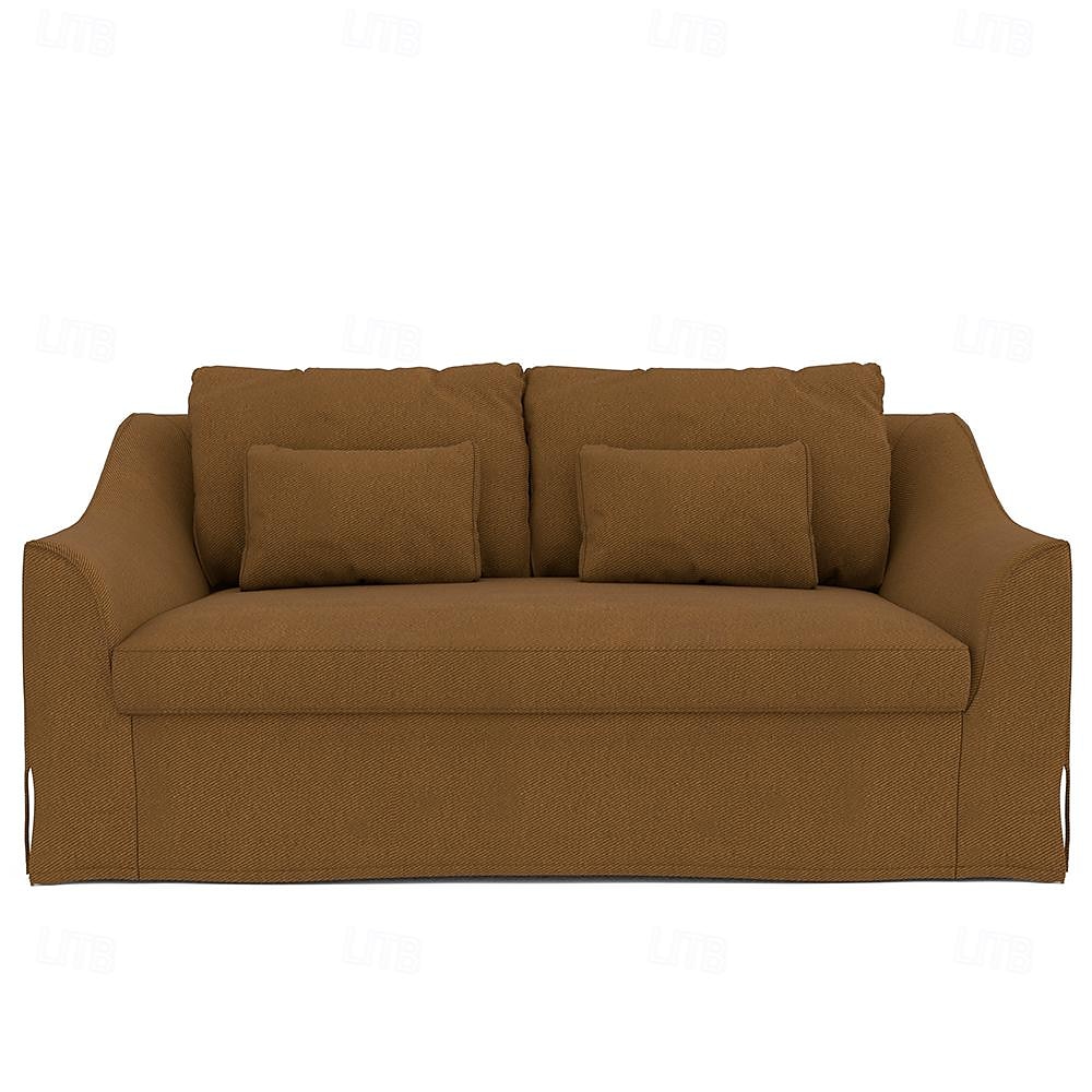 2-Sitzer Sofaüberwurf 100% Baumwolle Einfarbig Gesteppt 2025 - $305.59 –P11