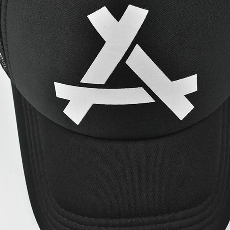 Herre Snapback lue Baseballcaps Solhatt Trucker Hat Nettinghette Svart Hvit Bomull Netting Mesh tilbake Mote Fritid Gate Daglig Grafisk Justerbare Solkrem Pustende 2025 - $5.49 –P14