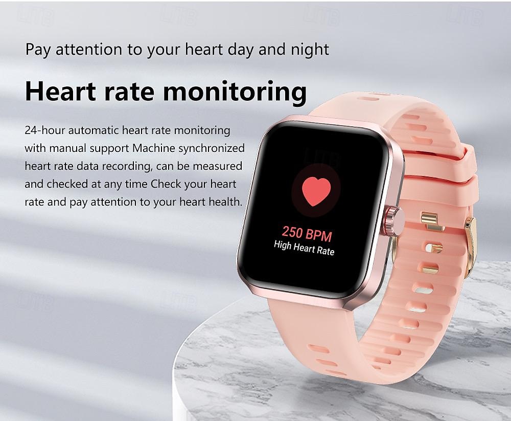 696 NX22 Smart Watch 1.78 inch Smartwatch Fitness Running Watch Bluetooth Pedometer Call Reminder Sleep Tracker Compatible with Android iOS Women Men GPS Hands-Free Calls Message Reminder IP 67 46mm 2025 - $76.99 –P14