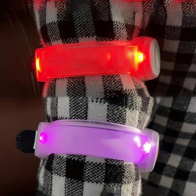 1 bandă de braț pentru lumină de alergare pe timp de noapte - bandă de siguranță cu LED-uri reflectorizante de înaltă vizibilitate cu mod intermitent pentru alergare, mers, jogging, ciclism - include 2025 - $13.49 –P8