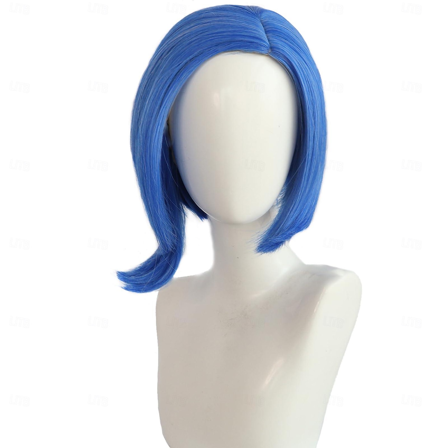 Parrucca bob blu triste parrucca blu per ragazze parrucca da costume cosplay per donne resistente al calore (solo parrucche) parrucche di Halloween del 2025 a $16.49 –P1