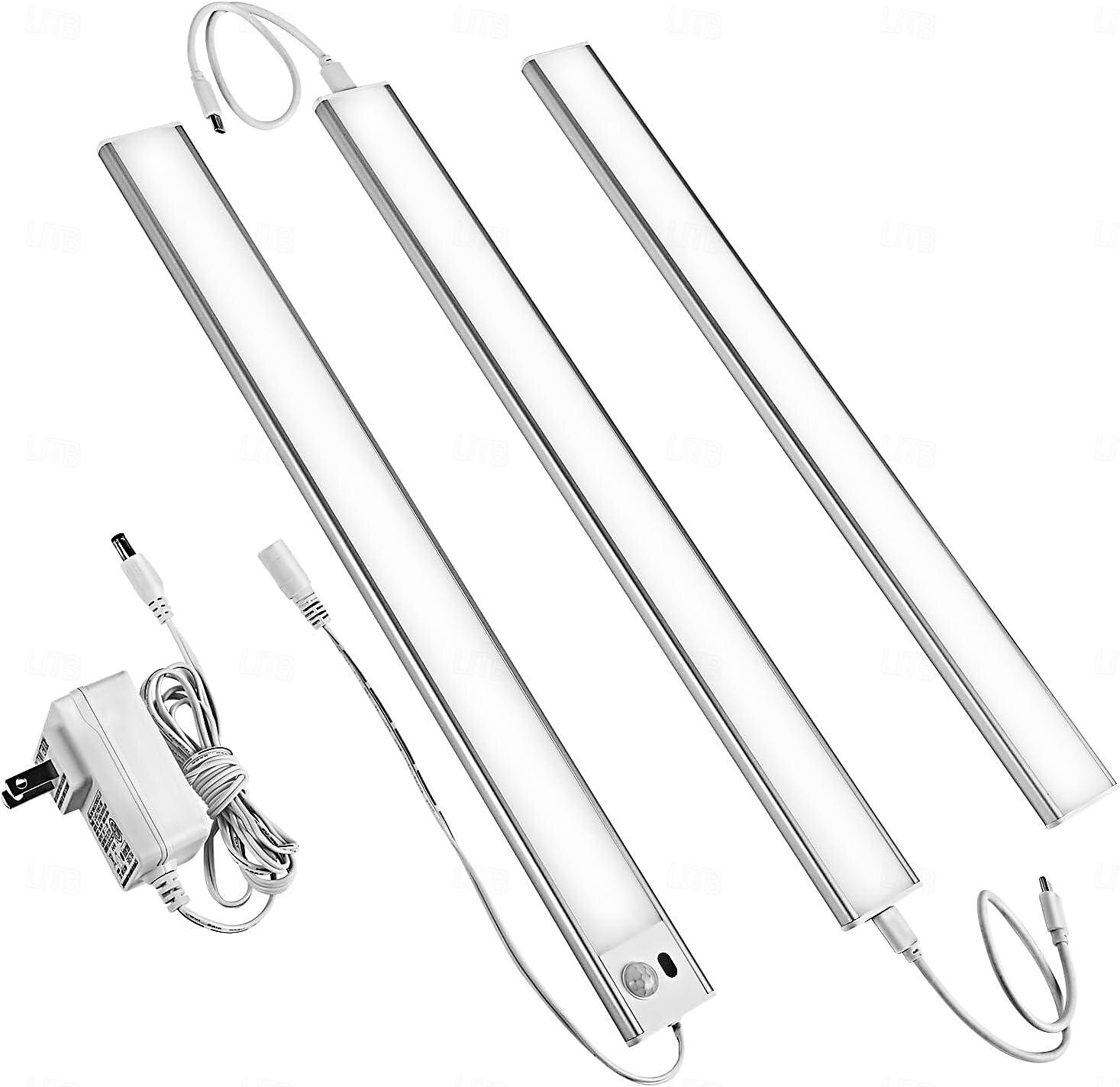 light in the box LED armoire lumière plug-in 40 cm intelligent aspiration magnétique balayage manuel induction placard lumière pour armoire, entrée de cuisine, norme européenne 24 V tension de sécurité 3 pièces de 2025 ? $71.99 -P5