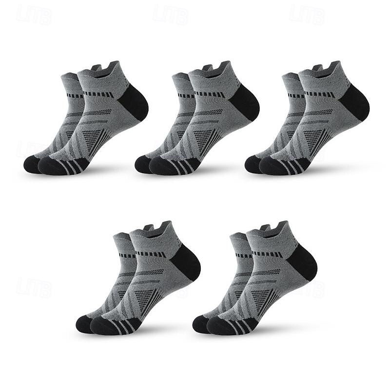 Miesten 5 Parit Monipakkaus Sukat Juoksusukat Vapaa-ajan sukat Musta Valkoinen Väri Väripalikka Urheilu ja ulkoilu Päivittäin Loma Perus Ohut Kesä Kevät Muoti Vapaa-aika 2026 - $10.49 –P4