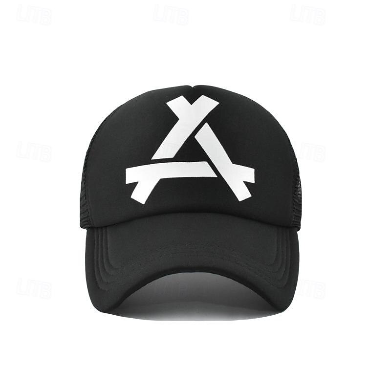 Herre Snapback lue Baseballcaps Solhatt Trucker Hat Nettinghette Svart Hvit Bomull Netting Mesh tilbake Mote Fritid Gate Daglig Grafisk Justerbare Solkrem Pustende 2025 - $5.49 –P2