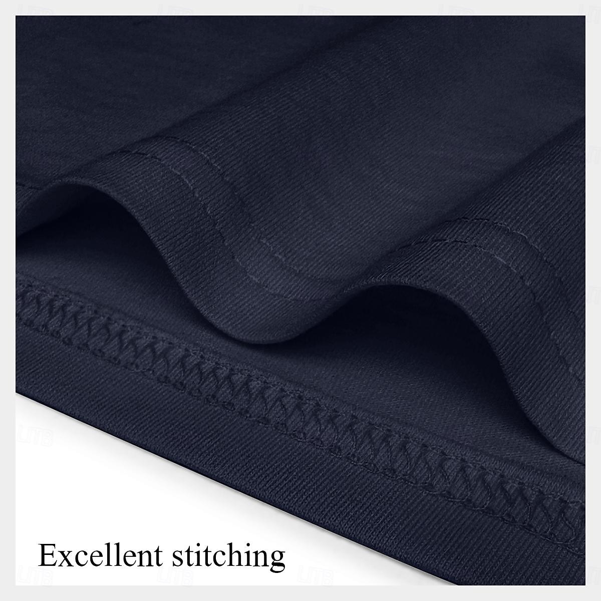 Heren Letter Print T-shirt Tee Top 100% Katoen Korte Mouw Grafisch Shirt Zwart Wit Comfortabele Tee Street Sports Buitenmode Ontwerper Kleding 2025 - $15.99 –P6