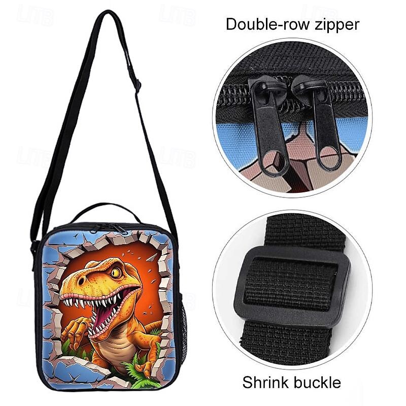 Kids' Dinosaur Insulated Lunch Bag with T-Rex Design for School and Outdoor Activities 2025 - $18.99 –P3